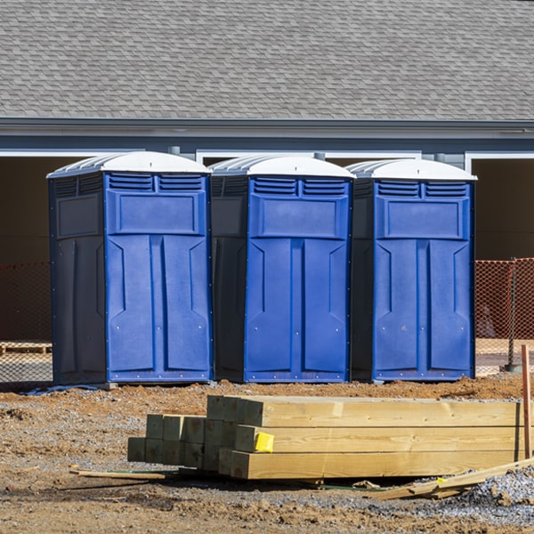 how do you dispose of waste after the portable restrooms have been emptied in Ashmore IL